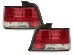 LED Hátsó lámpák BMW E36 Lim.  92-98 _ piros/Kristály-image-49040