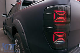 LED Hátsó lámpák Ford Ranger (2012-2018) modellekhez, füst szín, dinamikus irányjelző -image-6091958