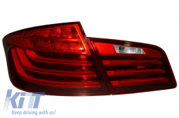 LED Hátsó lámpák M Performance BMW 5 Series F10 (2011-2017) piros áttetsző LCI Design-image-6024694