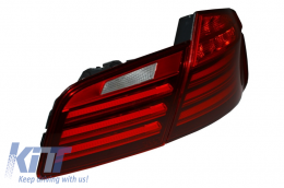 LED Hátsó lámpák M Performance BMW 5 Series F10 (2011-2017) piros áttetsző LCI Design-image-6024696