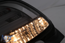LED hátsó lámpák Peugeot 206 ferdehátú 3/5 ajtóshoz (1998-2004) fekete füst-image-6102790
