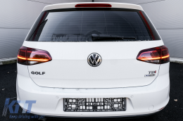 LED Hátsó lámpák VW Golf 7 & 7.5 VII (2012-2019) Facelift Retrofit G7.5 kinézet dinamikus, sorozatos irányjelző lámpák sötét Cseresznyepiros-image-6077789