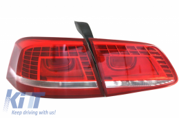 LED Hátsó lámpák VW Passat 3C B7 Facelift Sedan (2010-2014) piros fehér-image-6030892