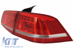 LED Hátsó lámpák VW Passat 3C B7 Facelift Sedan (2010-2014) piros fehér-image-6030893
