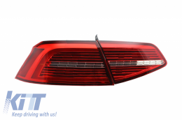 LED Hátsó lámpák VW Passat B8 3G (2015-2019) Limousine Matrix R vonal dinamikus, sorozatos irányjelző fénnyel-image-6042545