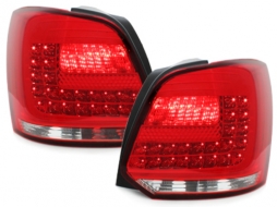 LED Hátsó lámpák VW Polo 6R (2009-2014) Piros/Áttetsző-image-62278
