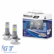 Led Headlight Lamps H7/H18 ΡΧ26D Neolux by Osram 12V 12W 6500k 2 pcs