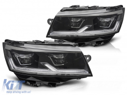 LED HEADLIGHTS BLACK DRL fits VW T6.1 20-24 - TTHV6030090
