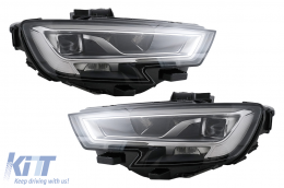 LED Headlights suitable for Audi A3 8V Facelift (2016-2019) Upgrade for Xenon-image-6082475