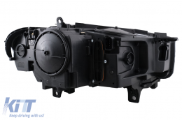 LED Headlights suitable for BMW X5 F15 (2013-2018) Conversion from HID to LED Black-image-6106096