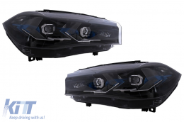 image-61-LED Headlights suitable for BMW X5 F15 (2013-2018) Conversion to G05 Design Black