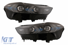 LED Headlights suitable for BMW X5 G05 X6 G06 (2019-2022) upgrade from Laser to 2024 LCI Design-image-6108303