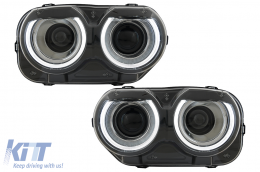 image-58-LED Headlights suitable for Dodge Challenger (2015-2023) Black