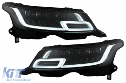 image-23-LED Headlights suitable for Land Rover Range Sport L494 (2013-2017) with Dynamic Turn Signal Conversion to 2018-up Model Matrix Look