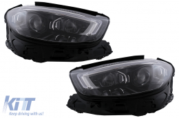 image-3-LED Headlights suitable for Mercedes E-Class W213 (2016-2019) to Facelift 2020 only for conversion