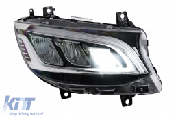 LED Headlights suitable for Mercedes Sprinter III 907 910 (2019-2027) for Halogen-image-6211482