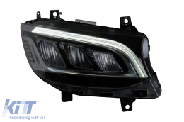LED Headlights suitable for Mercedes Sprinter III 907 910 (2019-2027) for Halogen-image-6211489