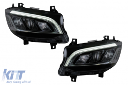 image-68-LED Headlights suitable for Mercedes Sprinter III W907 W910 (2019-2027) for Halogen