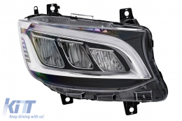 LED Headlights suitable for Mercedes Sprinter III 907 910 (2019-2027) for Halogen-image-6211496