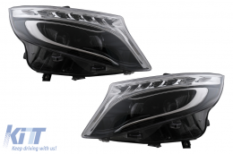 image-44-LED Headlights suitable for Mercedes V-Class W447 Vito (2014-2017)