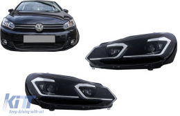 image-29-LED Headlights suitable for VW Golf 6 VI (2008-2013) With Facelift G7.5 Look Silver Flowing Dynamic Sequential Turning Lights