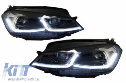 image-34-LED Headlights suitable for VW Golf 7 VII (2012-2017) Facelift G7.5 R Line Design with Sequential Dynamic Turning Lights