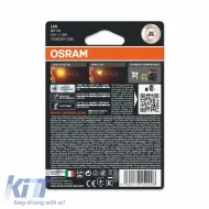LED irányjelző izzó P21W BA15S narancs 12V 1.3W Osram 7506DYP-02B 2db-image-6296362