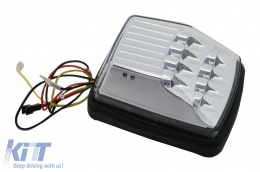 LED kanyarodó lámpa fehér áttetsző lencsével Mercedes Benz G-osztály W463 (1989-2015)-image-6102284