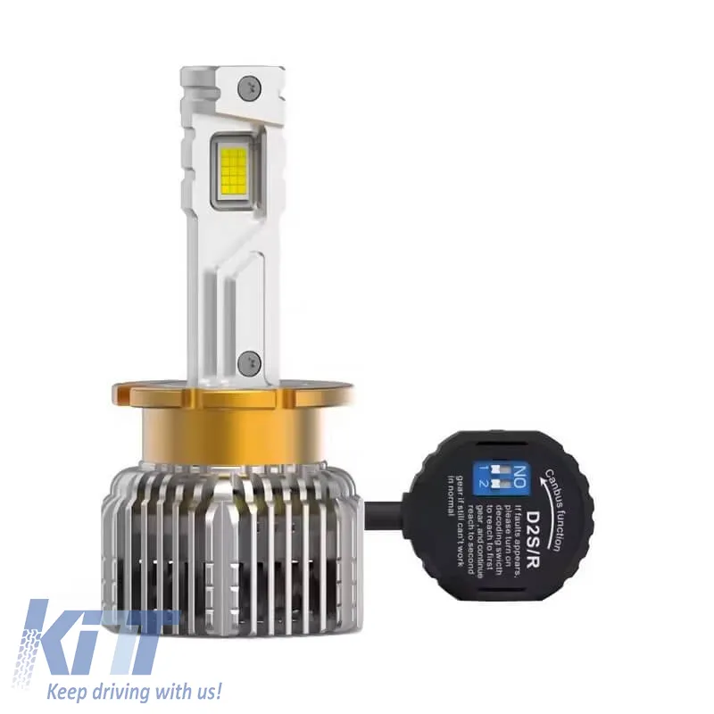 Led Kit D2S Canbus 80W 6000K 12500lm 2 Pieces