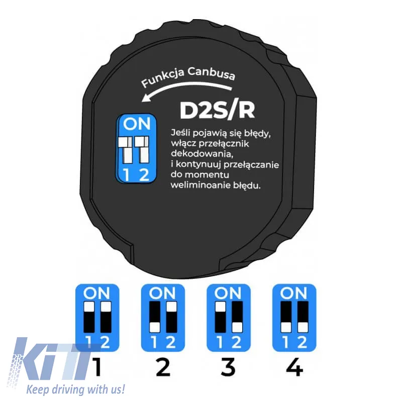 Led Kit D2S Canbus 80W 6000K 12500lm 2 Pieces