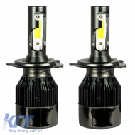 Led Kit H4 C12 12/24Volt 36watt 5500lm 6000k 2pcs