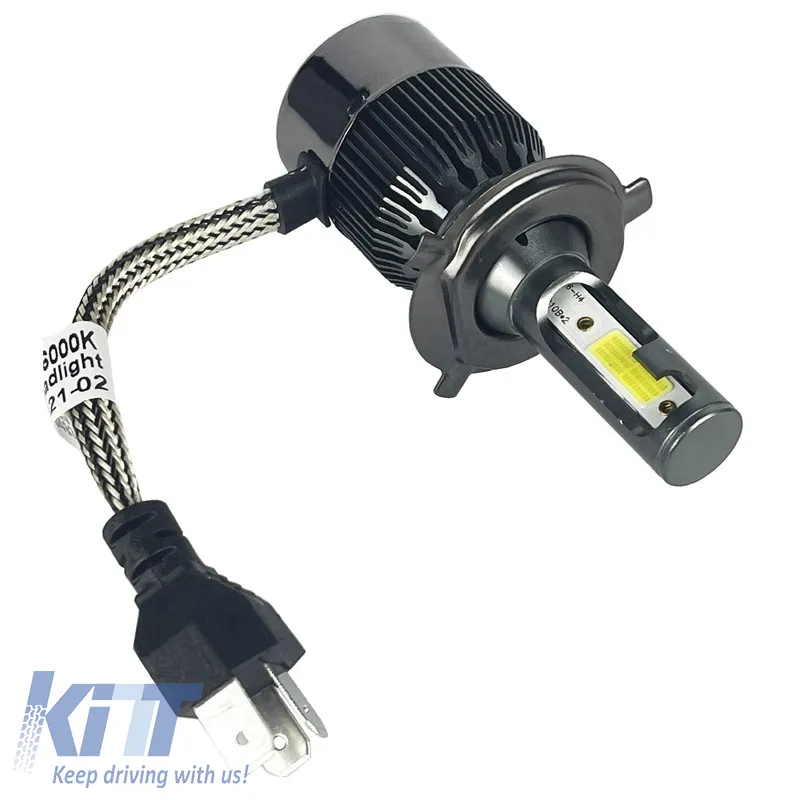 Led Kit H4 C12 12/24Volt 36watt 5500lm 6000k 2pcs