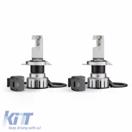 Led Kit H4 Osram 12volt 20/19watt Night Breaker Smart +330% 6000k 64193DWNBSM 2 pcs