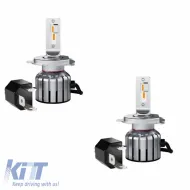 Led Kit H4/R2/H19 Osram 12Volt 14/14Watt LEDriving HL Vintage 2700k 64193DWVNT-2MB 2 pcs-image-6312654