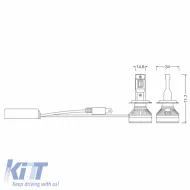 Led Kit H7 Osram Canbus 12volt 45watt Ledriving HL Allseason 2 In 1 60000k-2700k 64210DWALL-2HB 2 Pcs-image-6320234