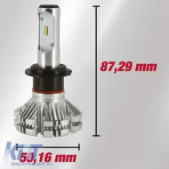 Led Kit H7 Pulse 12Volt 17.65watt 2900lm 6500k 2pcs-image-6306970