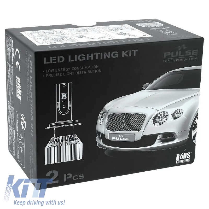 Led Kit H7 Pulse 12Volt 17.65watt 2900lm 6500k 2pcs