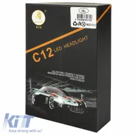 Led Kit HB4 9006 C12 12/24Volt 36watt 5500lm 6000k 2pcs-image-6302806