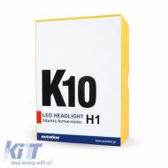 Led Kit Led H1 12volt 25watt 2200lm 6500k K10 2 pcs