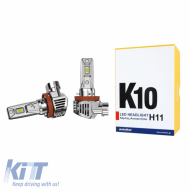 Led Kit Led H11 12volt 36watt 3500lm 6500k K10 2 pcs