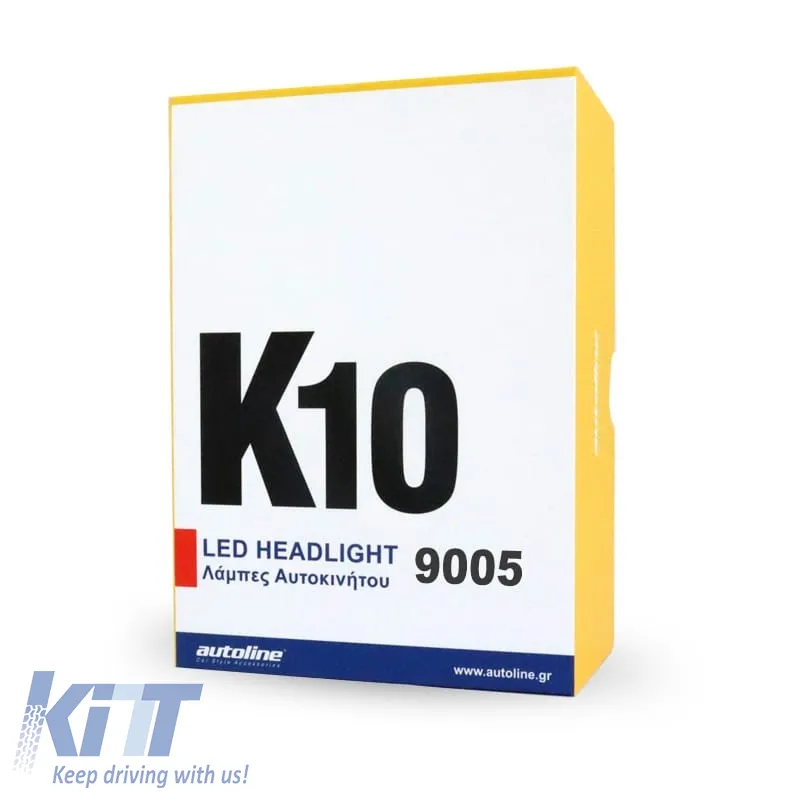 Led Kit Led HB3 9005 12volt 36watt 3500lm 6500k K10 2 pcs