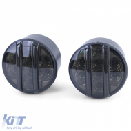 LED-Klarglas-Frontblinker Parklicht in Schwarzrauch geeignet für Jeep Wrangler JK ab 07-image-6202071