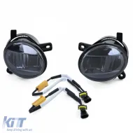 LED ködlámpák átetsző üveg fekete füstös Audi A4 8K A6 4F Q5 Seat Exeo-image-6191896