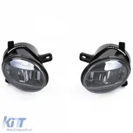 LED ködlámpák átetsző üveg fekete füstös Audi A4 8K A6 4F Q5 Seat Exeo-image-6191899