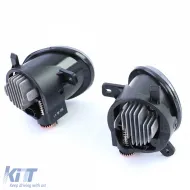 LED ködlámpák átetsző üveg fekete füstös Audi A4 8K A6 4F Q5 Seat Exeo-image-6191901