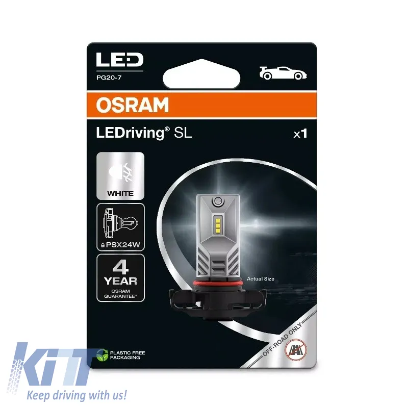 Led Lamp SX24W PG20-7 12V 6.7W 6000K Osram 2604DWP-1BL 1 Pc