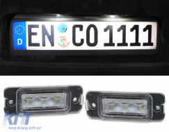 LED license plate light white 6000K for Mercedes ML W164 08-11 GL X164 R W251 - ODLLPLM6014612