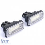 LED license plate light white 6000K for Mercedes C219 R171 W211 W203-image-6257103