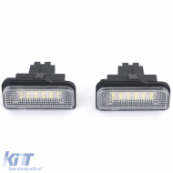 LED license plate light white 6000K for Mercedes C219 R171 W211 W203-image-6257105