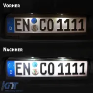LED license plate light white 6000K for Mercedes C219 R171 W211 W203-image-6257109